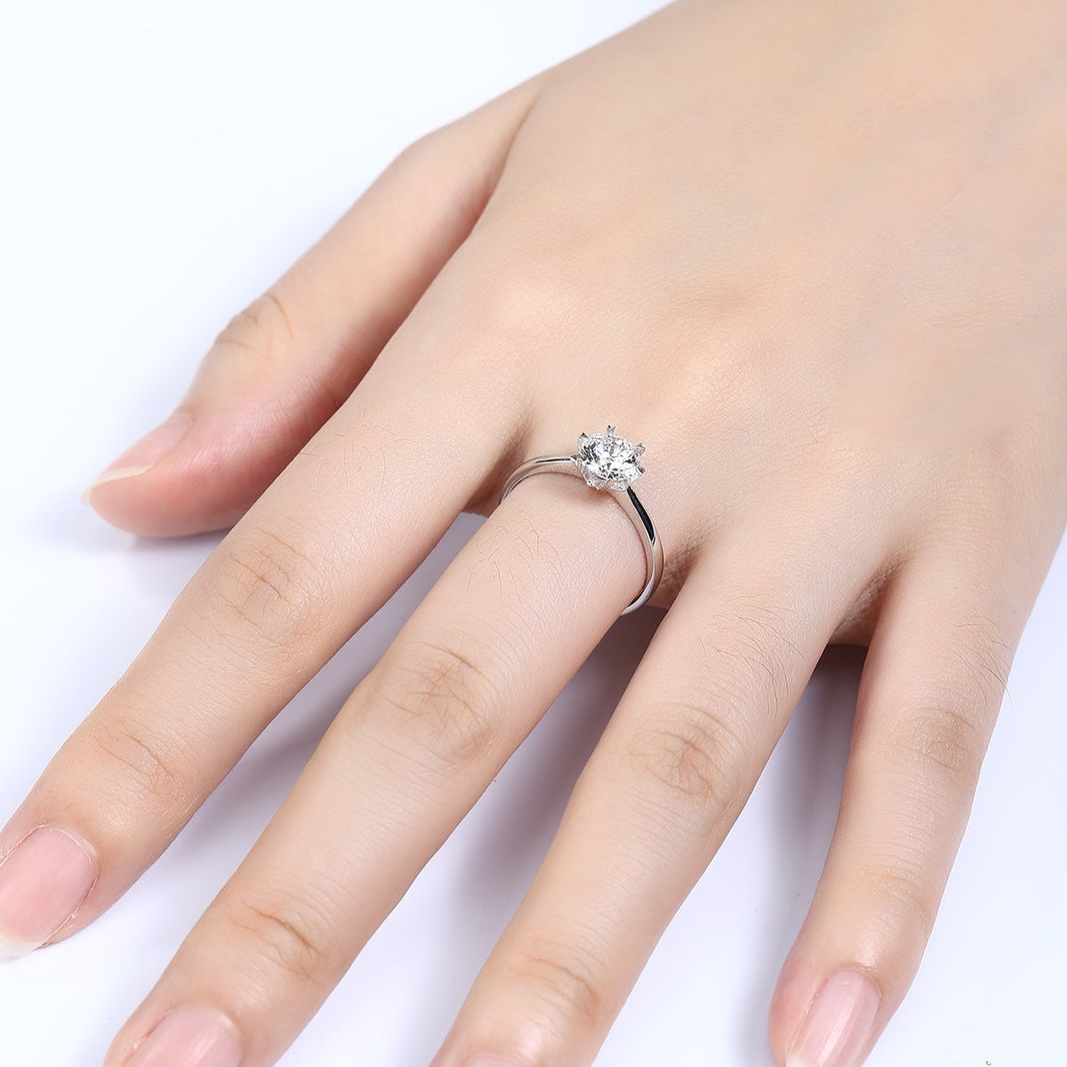 PT950 1.00ct Lab Grown Diamond Ring