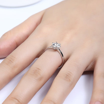 PT950 1.00ct Lab Grown Diamond Ring