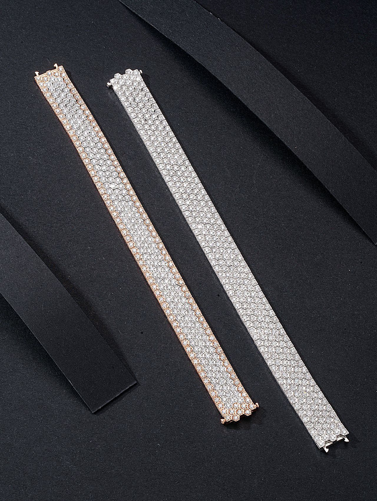 14K Round Diamond Luxury Bracelet