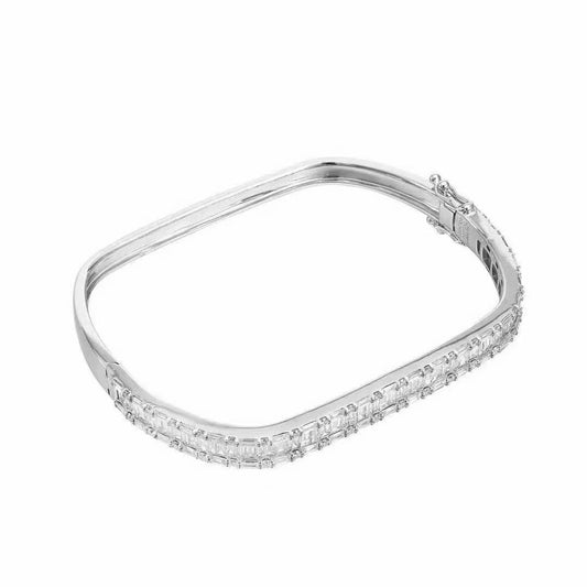 Square Horizontal And Vertical T-shaped Bracelet