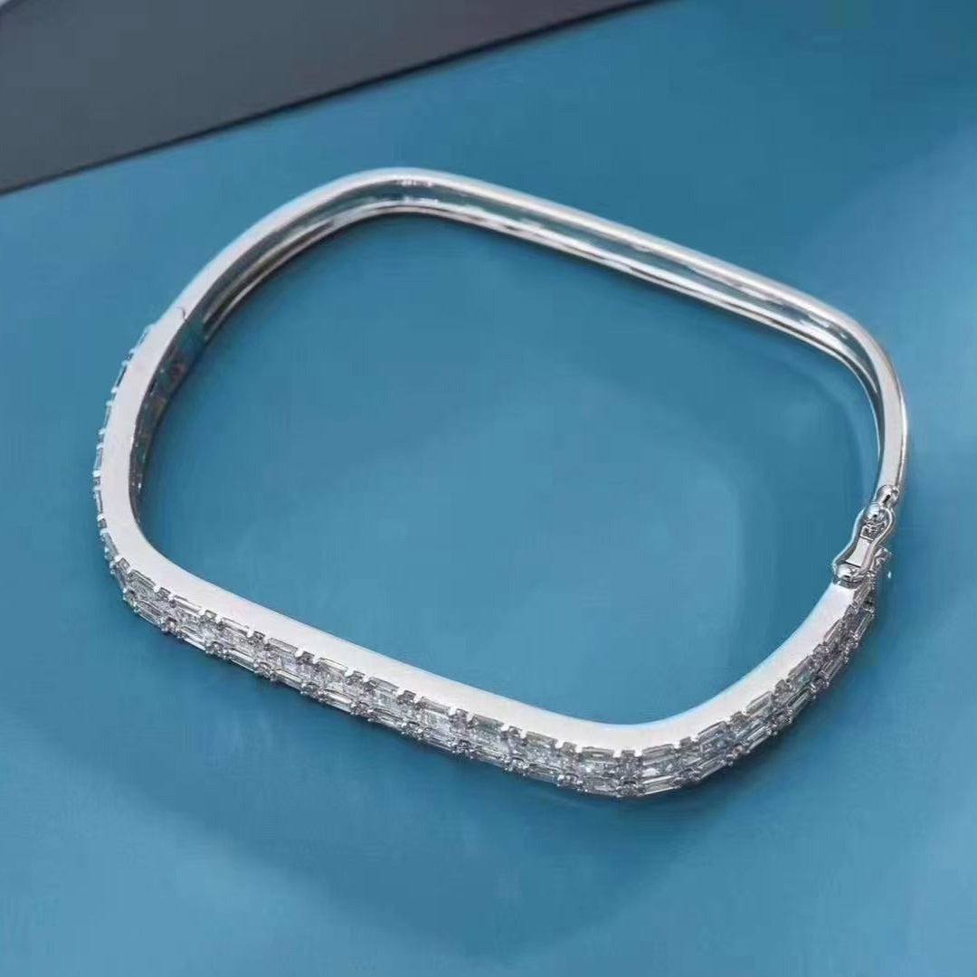 Square Horizontal And Vertical T-shaped Bracelet