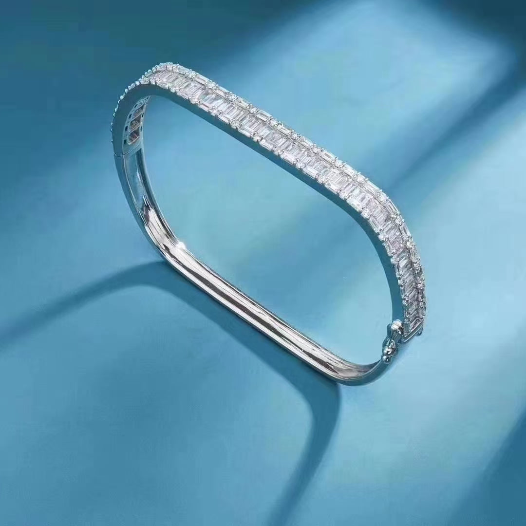 Square Horizontal And Vertical T-shaped Bracelet