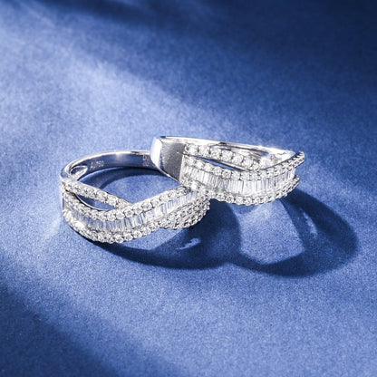 Lab Grown Diamond S Ladder Square Ring