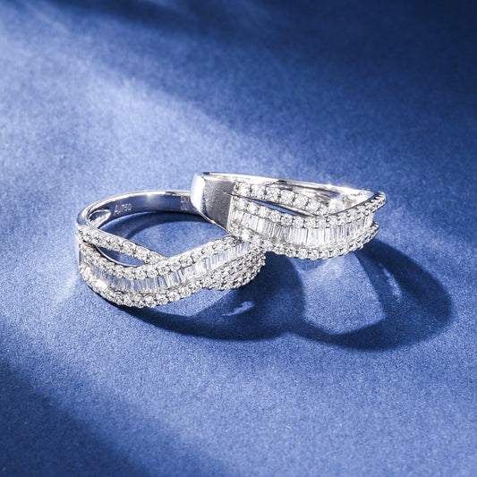 Lab Grown Diamond S Ladder Square Ring