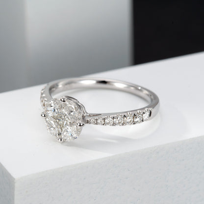 14K Straight Arm Copper Coin Ring