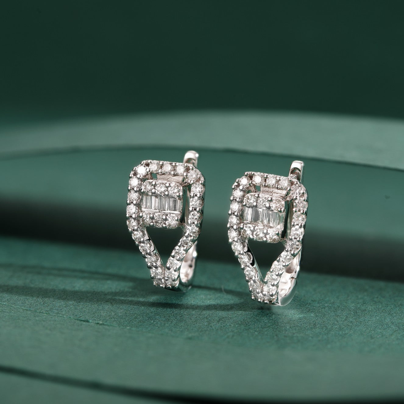 14K  Lab Grown Diamonds Rock Sugar Earring