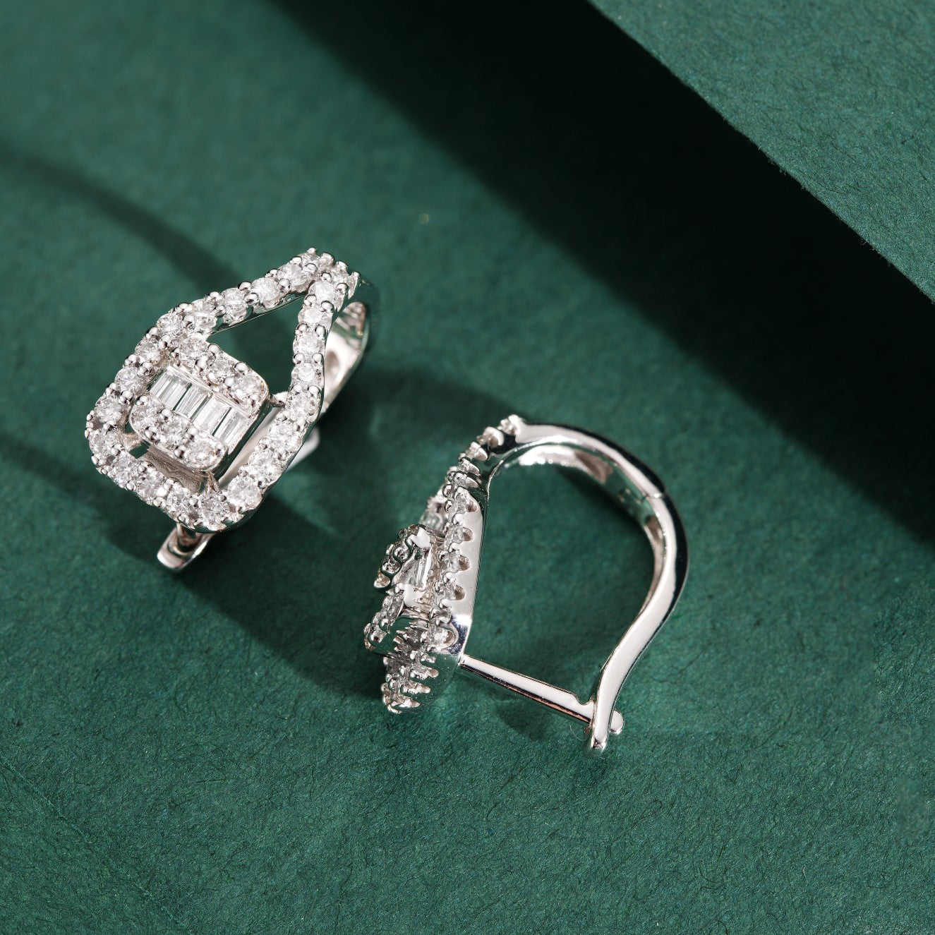 14K  Lab Grown Diamonds Rock Sugar Earring