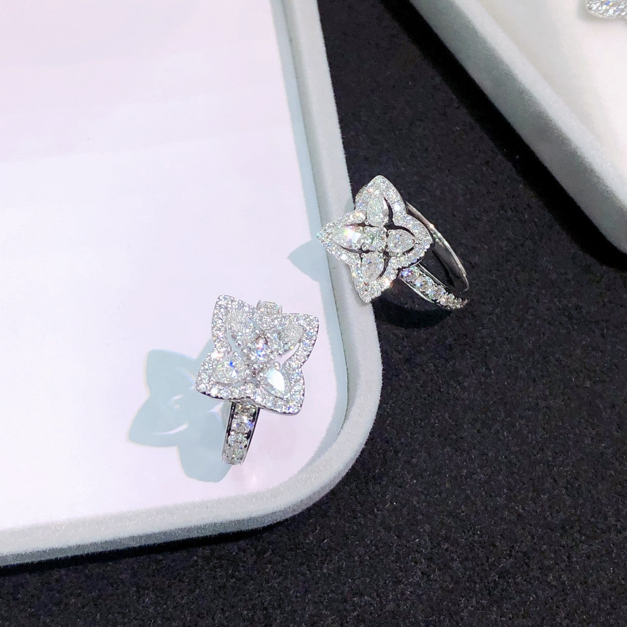 14K Lucky Four Leaf Ring