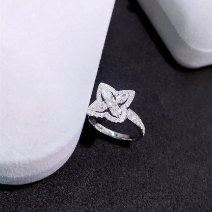 14K Lucky Four Leaf Ring