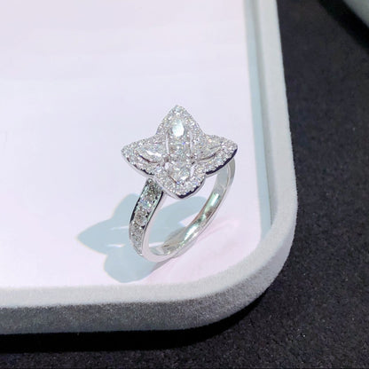 14K Lucky Four Leaf Ring