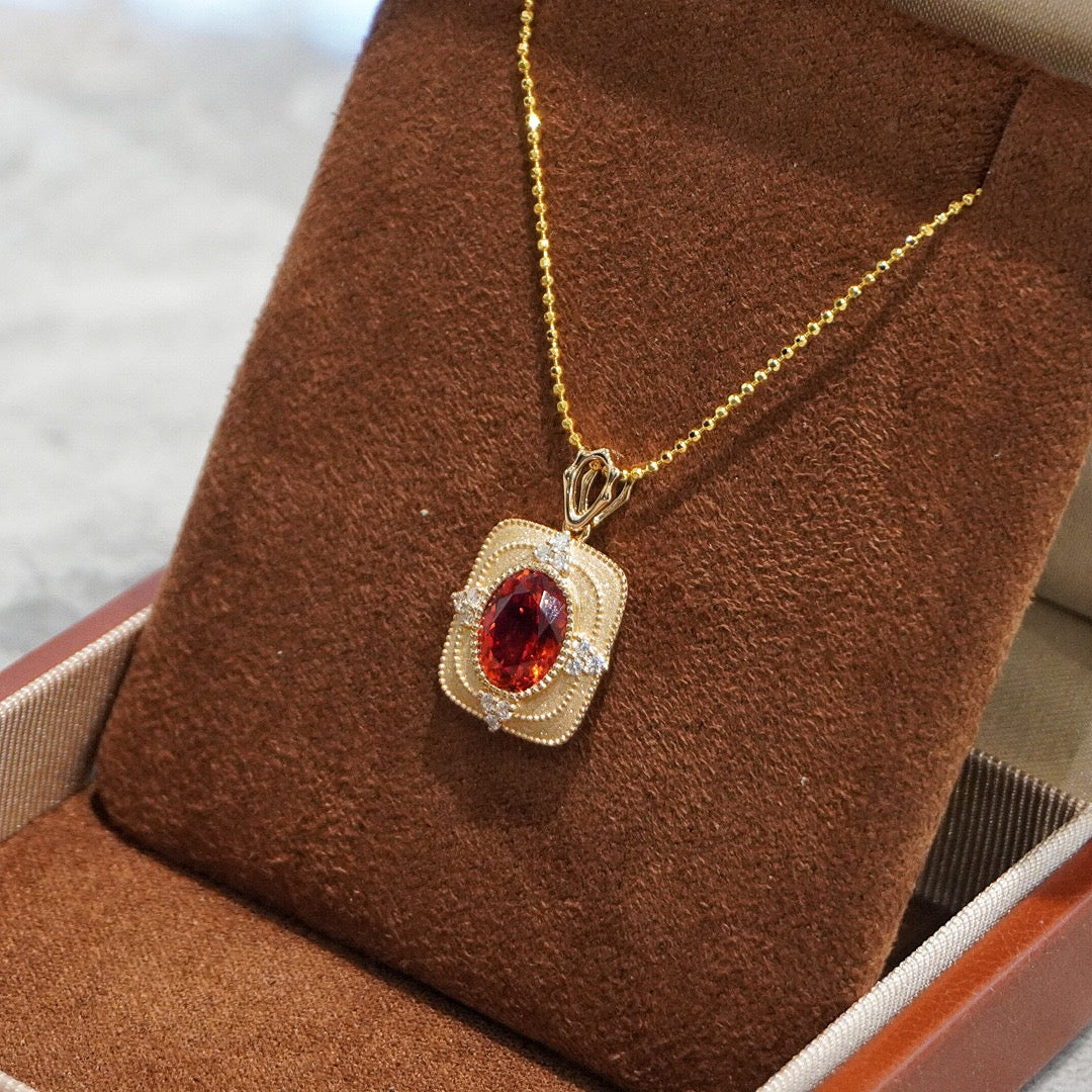 14K Gold 7.9ct Cultivated Fantawild Pendant
