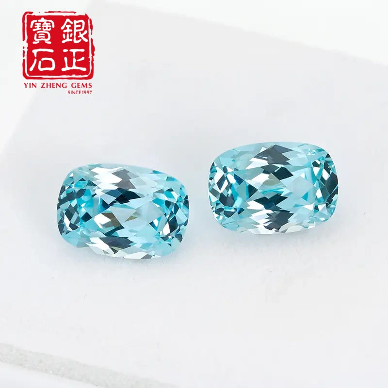 Czochralski Lab Grown Paraiba Cushion Cut