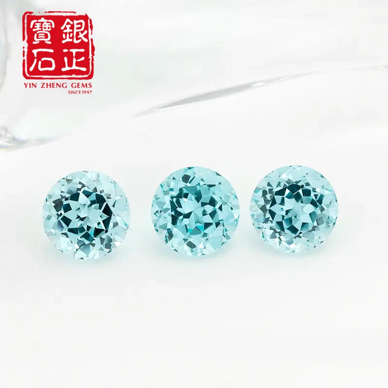 5A Lab Grown Paraiba Rounl Shape