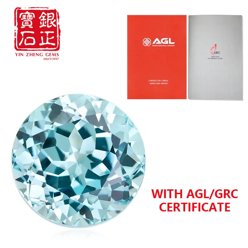 5A Lab Grown Paraiba Rounl Shape