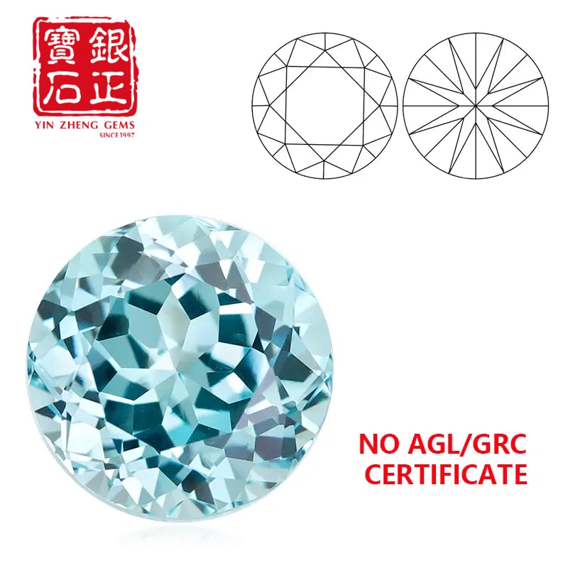 5A Lab Grown Paraiba Rounl Shape