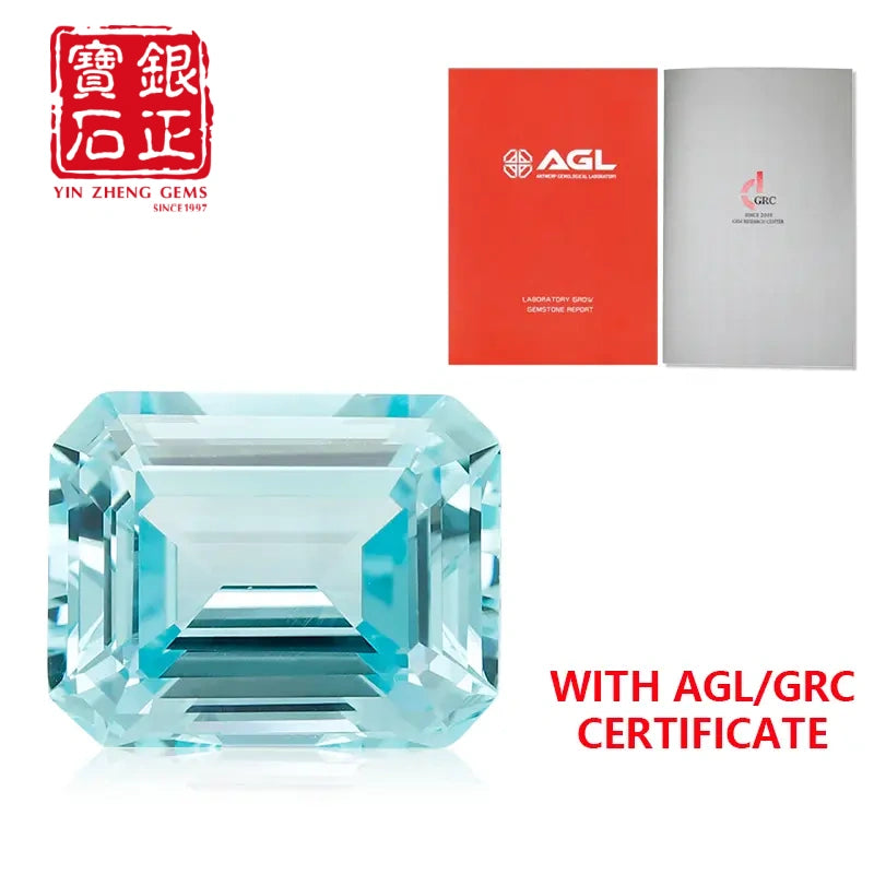 5A Lab Grown Paraiba Emerald Cut