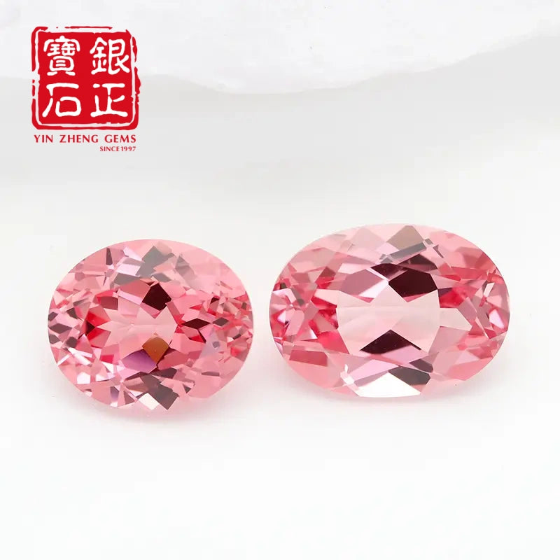 5A Lab Grown Papalacha Sapphire Oval Shape