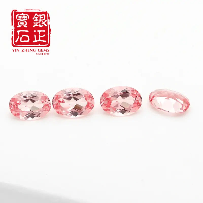 5A Lab Grown Papalacha Sapphire Oval Shape