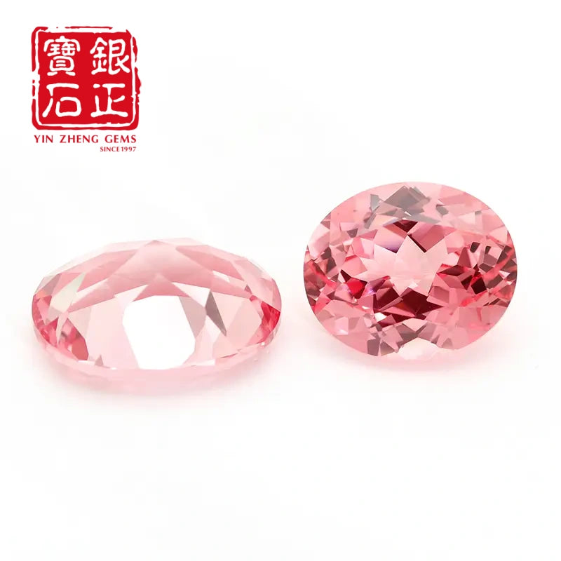 5A Lab Grown Papalacha Sapphire Oval Shape