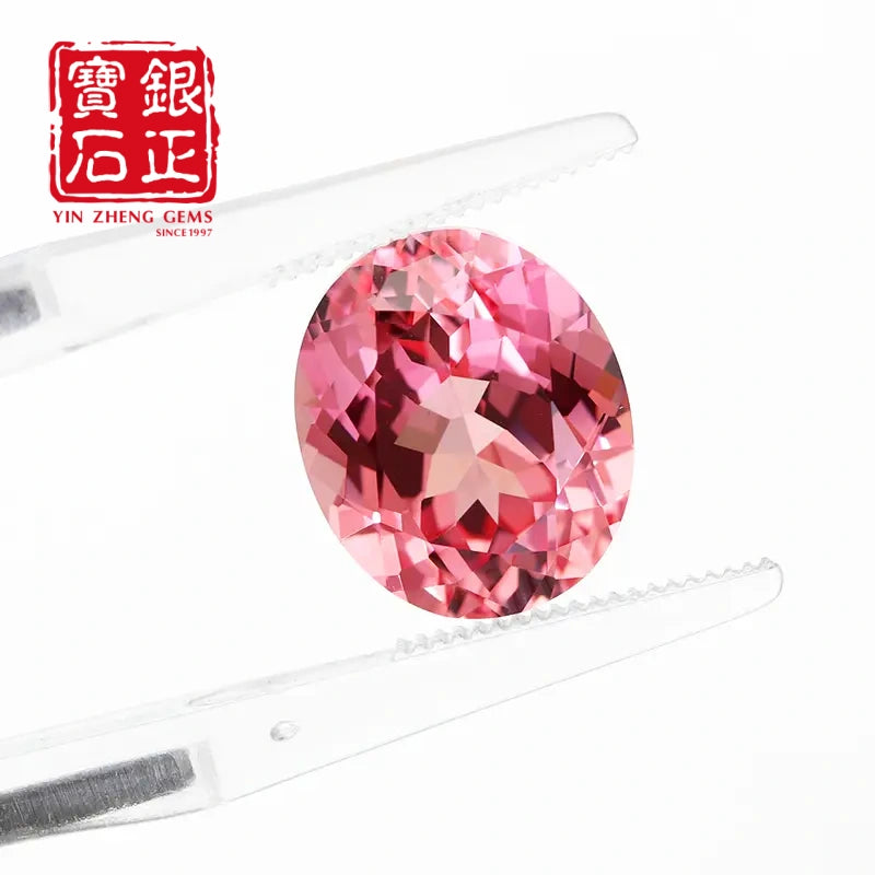 5A Lab Grown Papalacha Sapphire Oval Shape