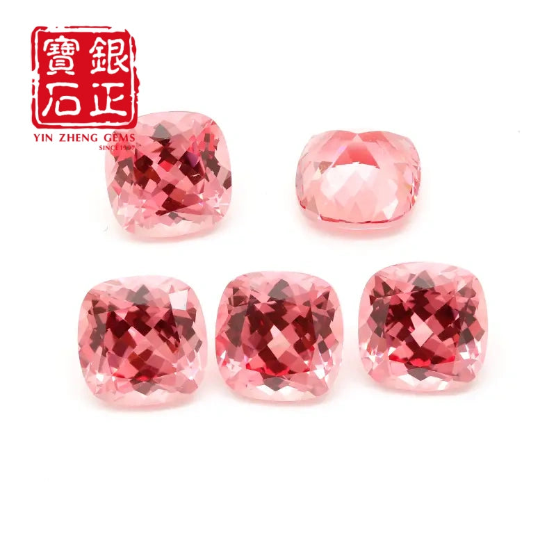 5A Lab Grown Papalacha Sapphire SQ Cushion Shape