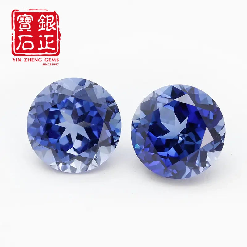 Precision Cut Cornflower Sapphire Round Shape