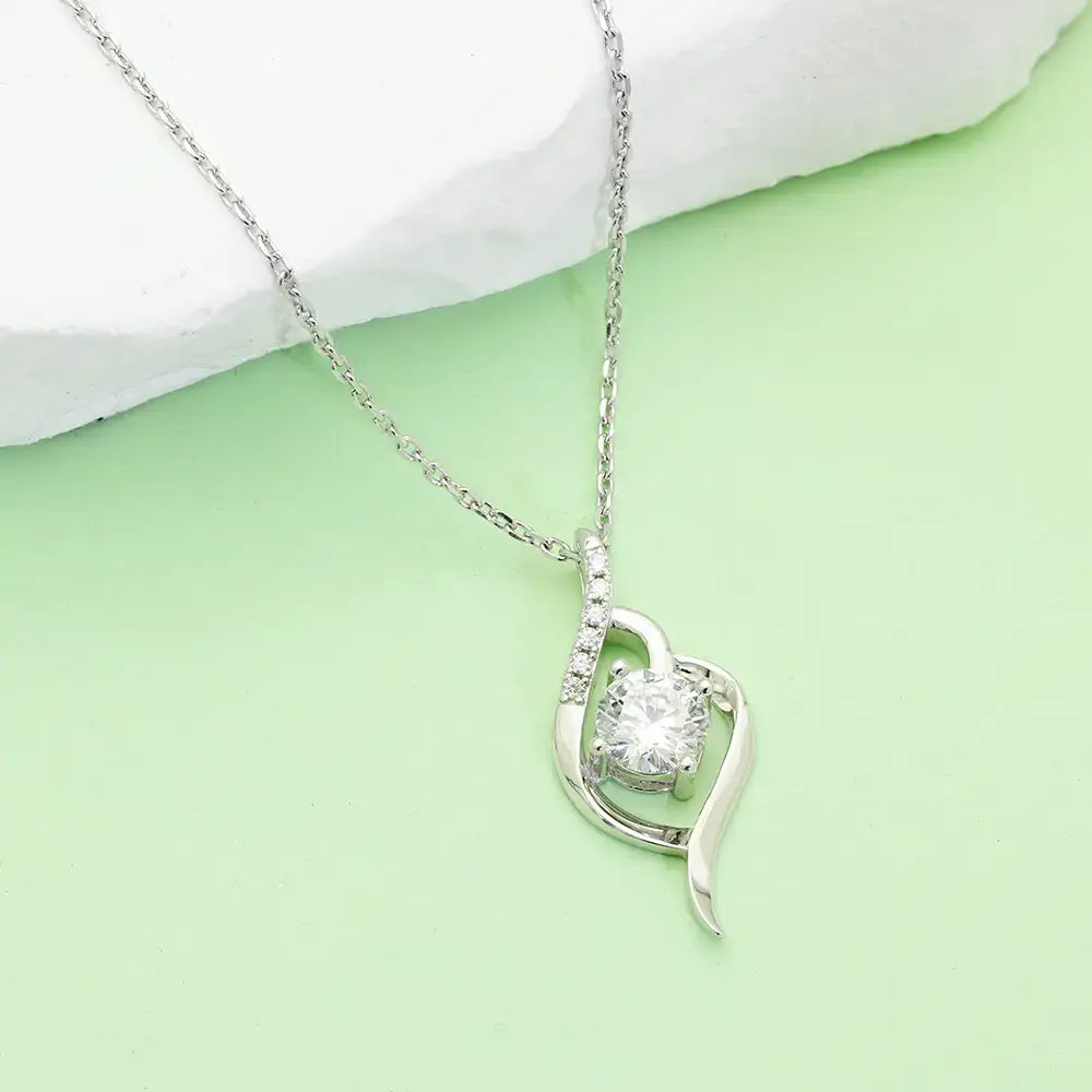 S925 Silver Ethereal Wing Lab Grown Diamond Necklace