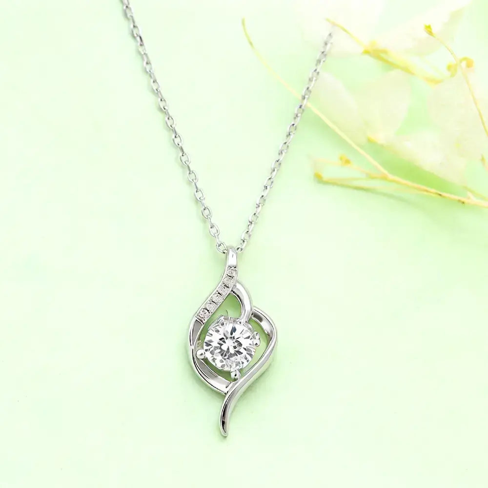 S925 Silver Ethereal Wing Lab Grown Diamond Necklace