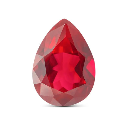 3A+ Precision Cut Flame Fusion Synthetic Ruby | Combined Shape Gemstone