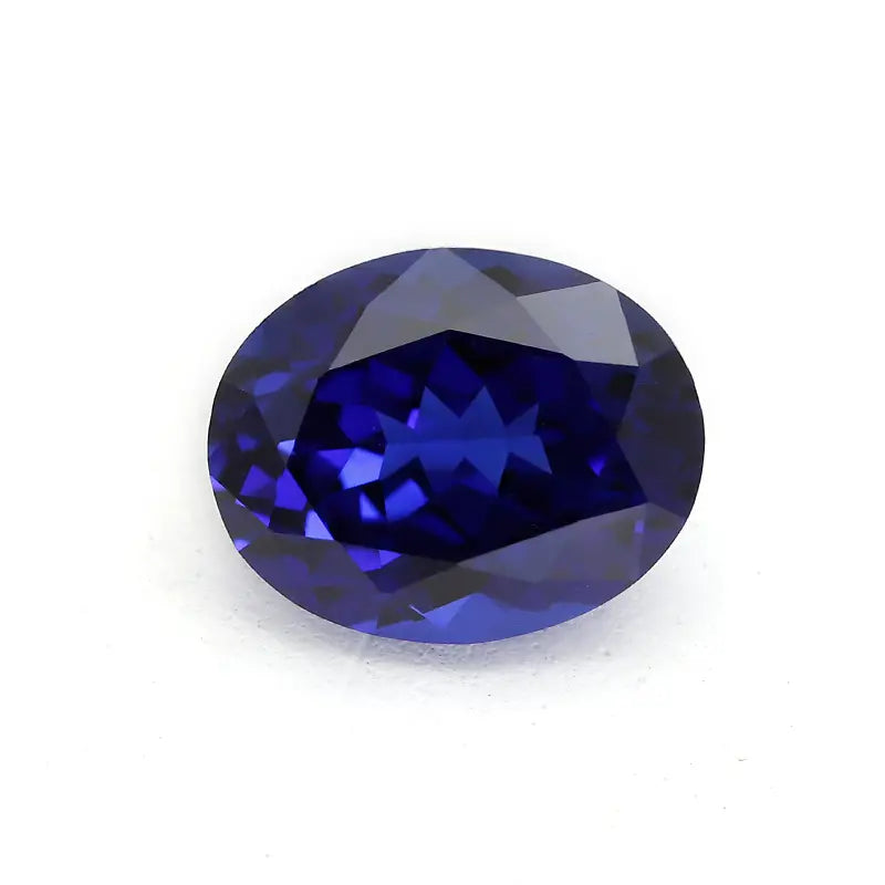 3A+ Precision Cut Flame Fusion Synthetic Royal Sapphire | Combined Shape Gemstone