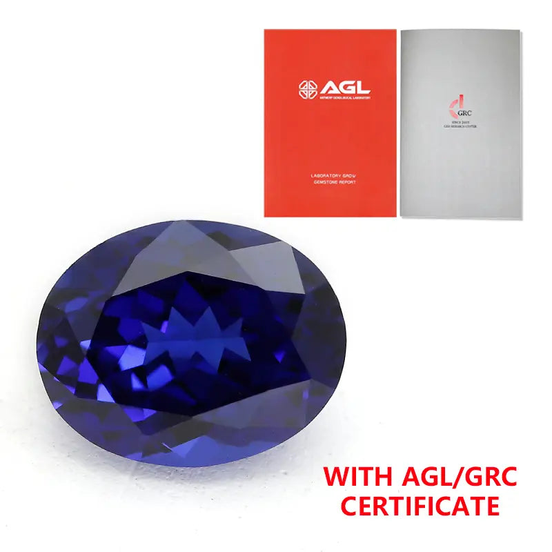 Czochralski Cultivate Sapphire Oval Shape