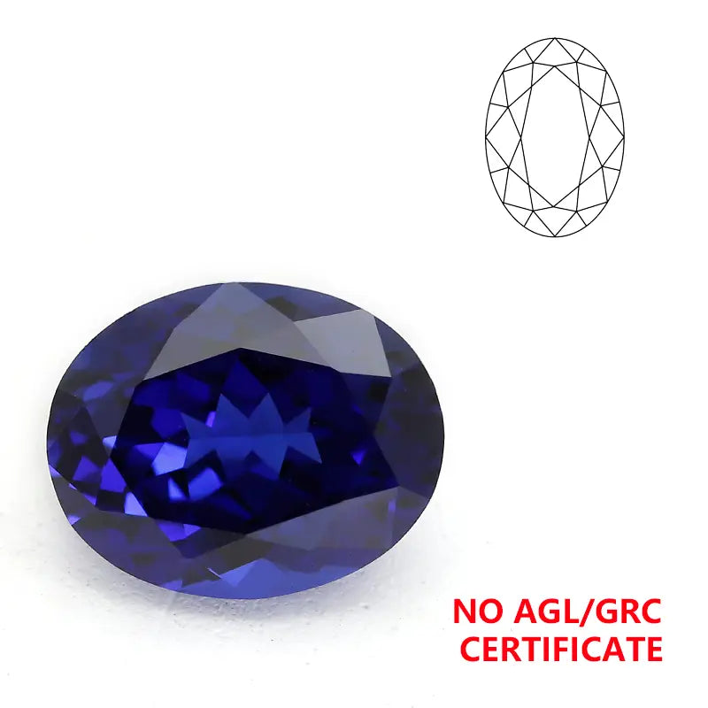 Czochralski Cultivate Sapphire Oval Shape