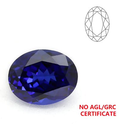 Czochralski Cultivate Sapphire Oval Shape