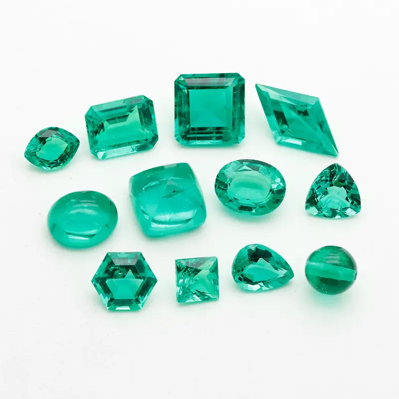 5A Lab Grown Cultured Colombian Emerald | Combined Shape Link