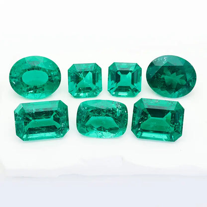 5A Lab Grown Cultured Colombian Emerald | Combined Shape Link