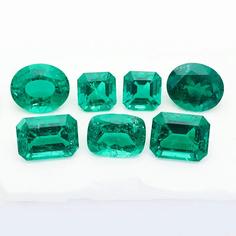 5A Lab Grown Cultured Colombian Emerald | Combined Shape Link