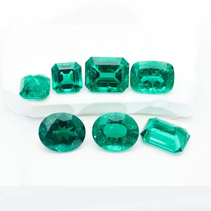 5A Lab Grown Cultured Colombian Emerald | Combined Shape Link