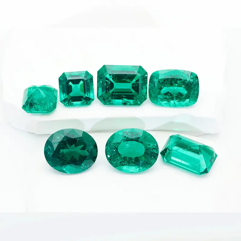 5A Lab Grown Cultured Colombian Emerald | Combined Shape Link