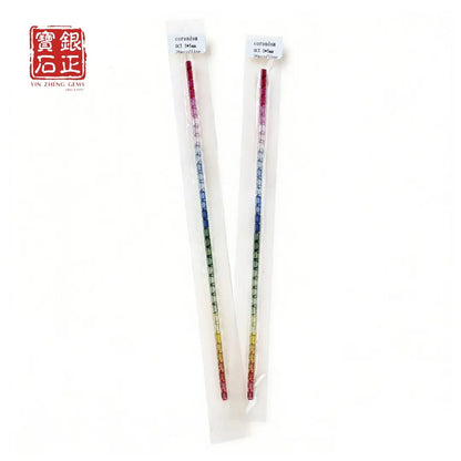 Nano Rainbow Corundum Strip | Tennis Bracelet Accessories