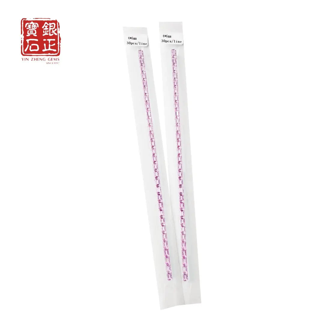 Nano Rainbow Corundum Strip | Tennis Bracelet Accessories