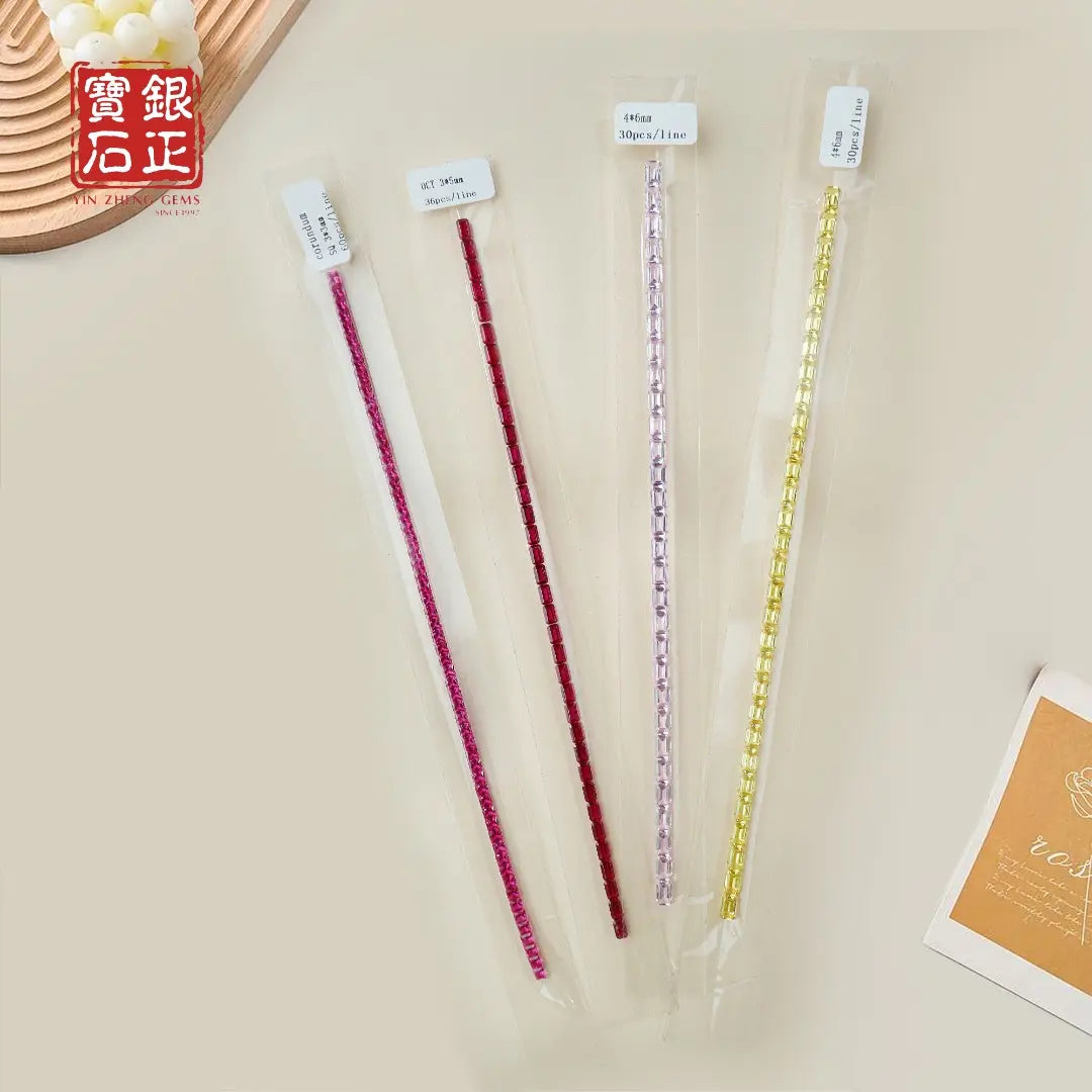 Nano Rainbow Corundum Strip | Tennis Bracelet Accessories