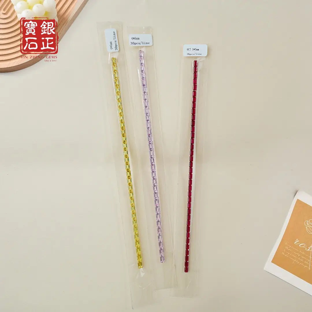 Nano Rainbow Corundum Strip | Tennis Bracelet Accessories