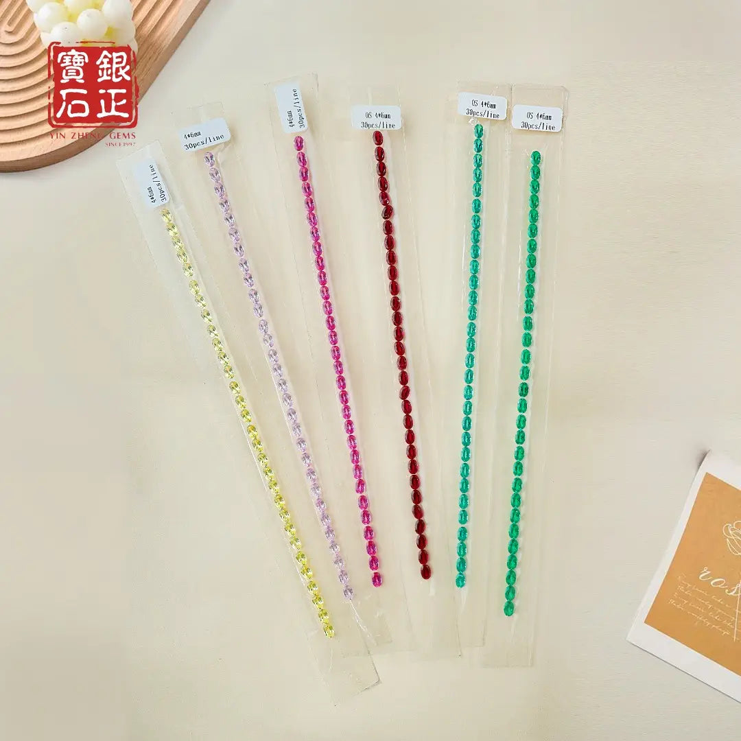 Nano Rainbow Corundum Strip | Tennis Bracelet Accessories