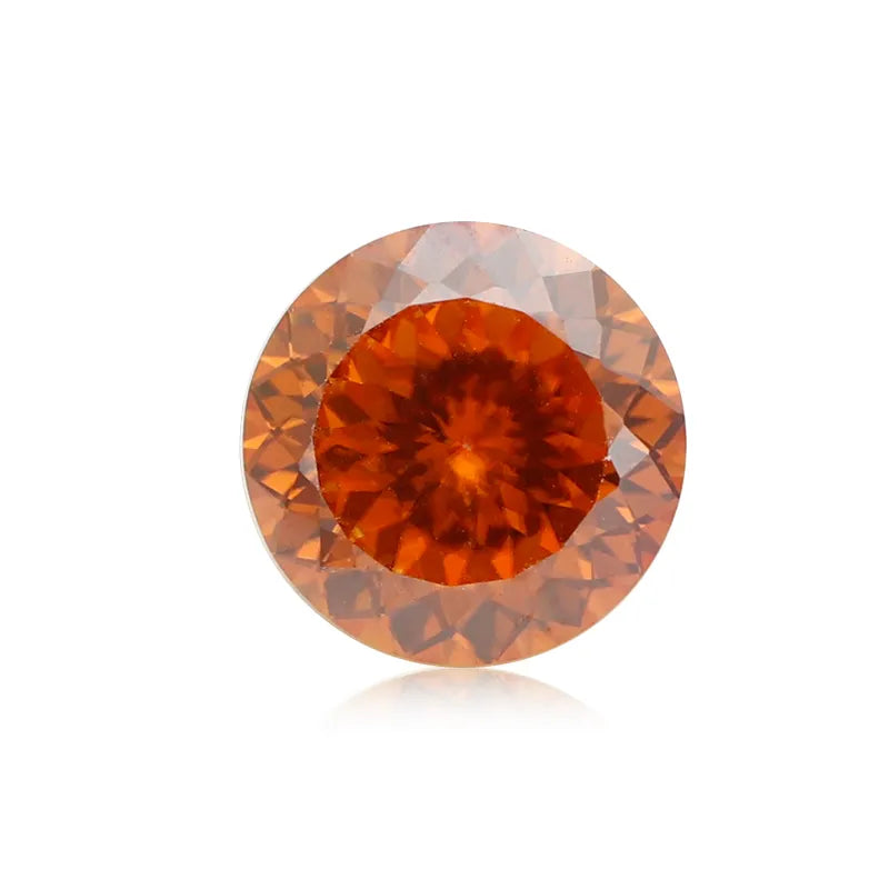 6A Round Brilliant Cut Color Moissanite Set Link