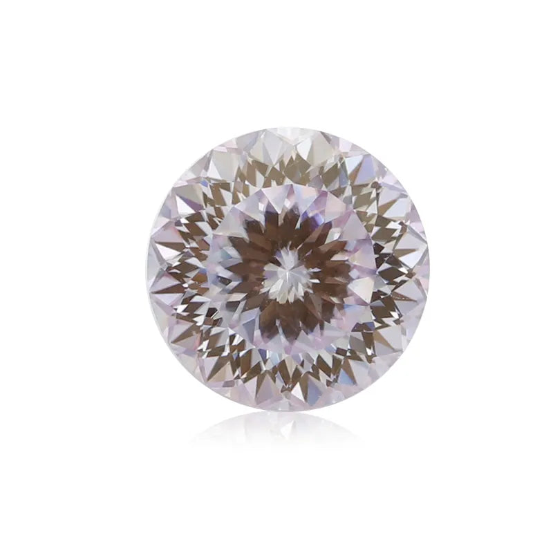 6A Round Brilliant Cut Color Moissanite Set Link