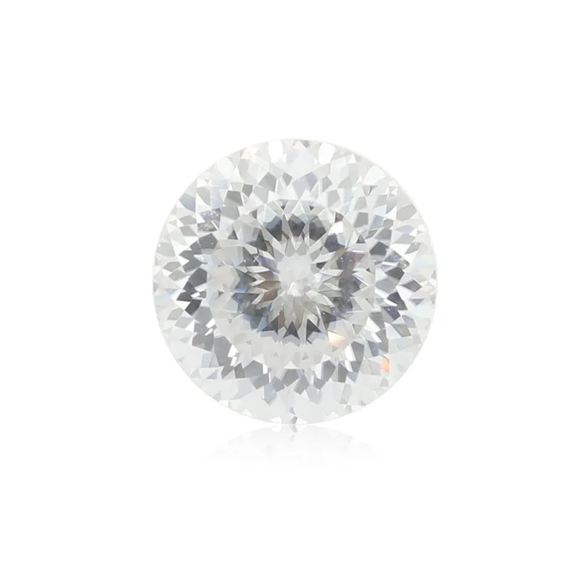 6A Round Brilliant Cut Color Moissanite Set Link