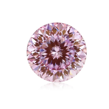 6A Round Brilliant Cut Color Moissanite Set Link