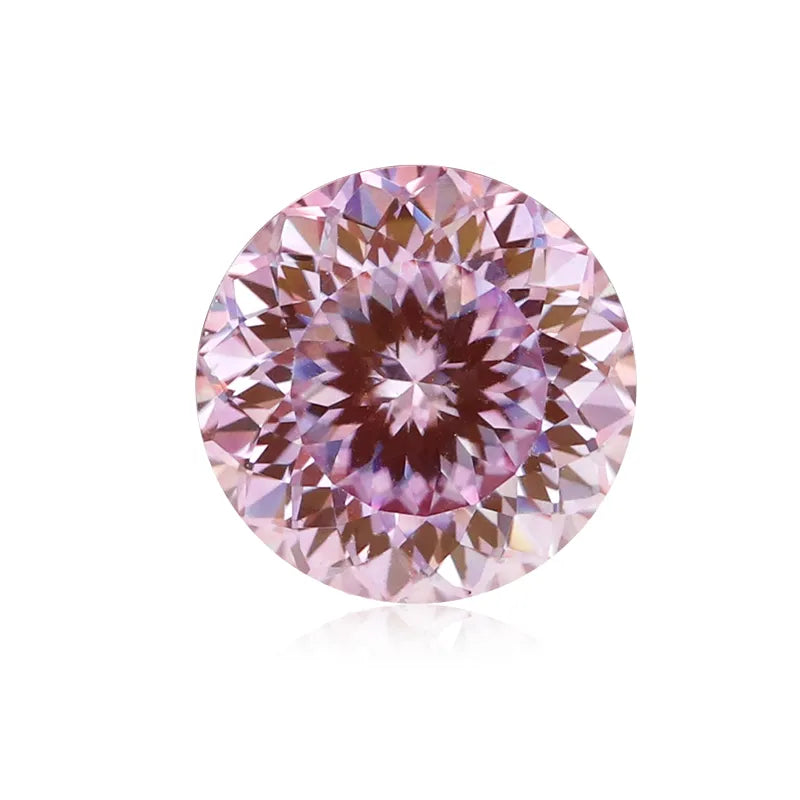 6A Round Brilliant Cut Color Moissanite Set Link