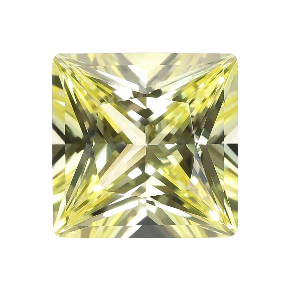 Princess Cut Flame‑Fusion Lab Grown Loose Gemstones Multi‑Color Ruby Sapphire Aquamarine Certified Stone