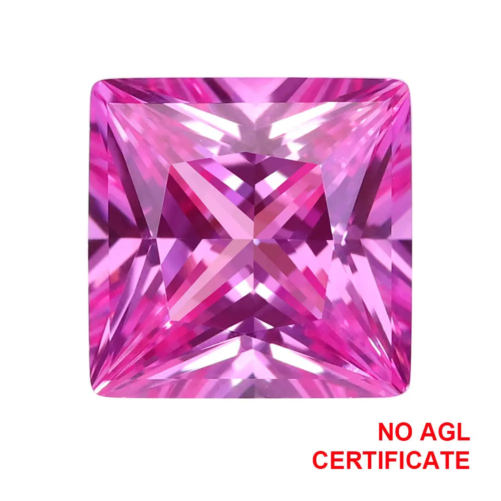 Princess Cut Pink Sapphire Loose Gemstone